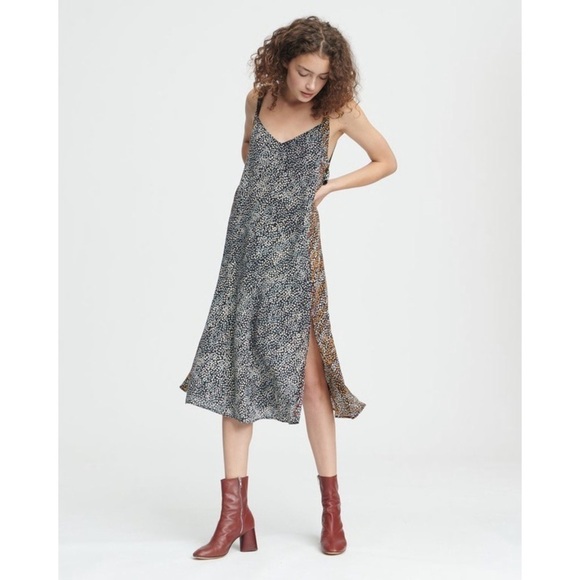 Nwt Rag & Bone Colette Slip Midi Dress Large - Picture 9 of 13